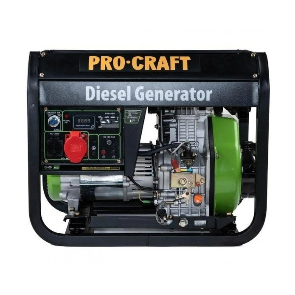 Генератор дизельний ProCraft DP80/3 080300
