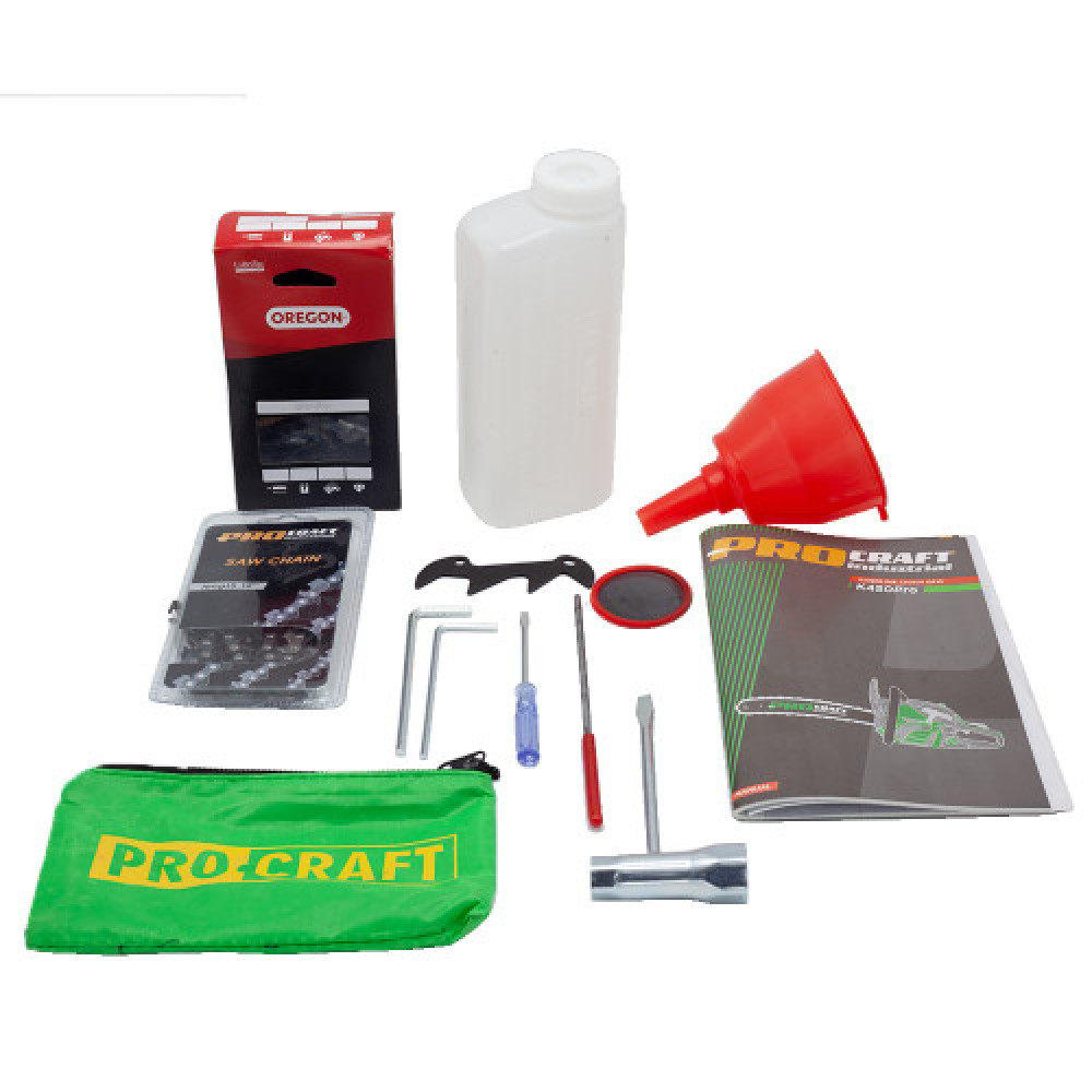 Бензинова ланцюгова пилка Procraft INDUSTRIAL K450 PRO (145000)
