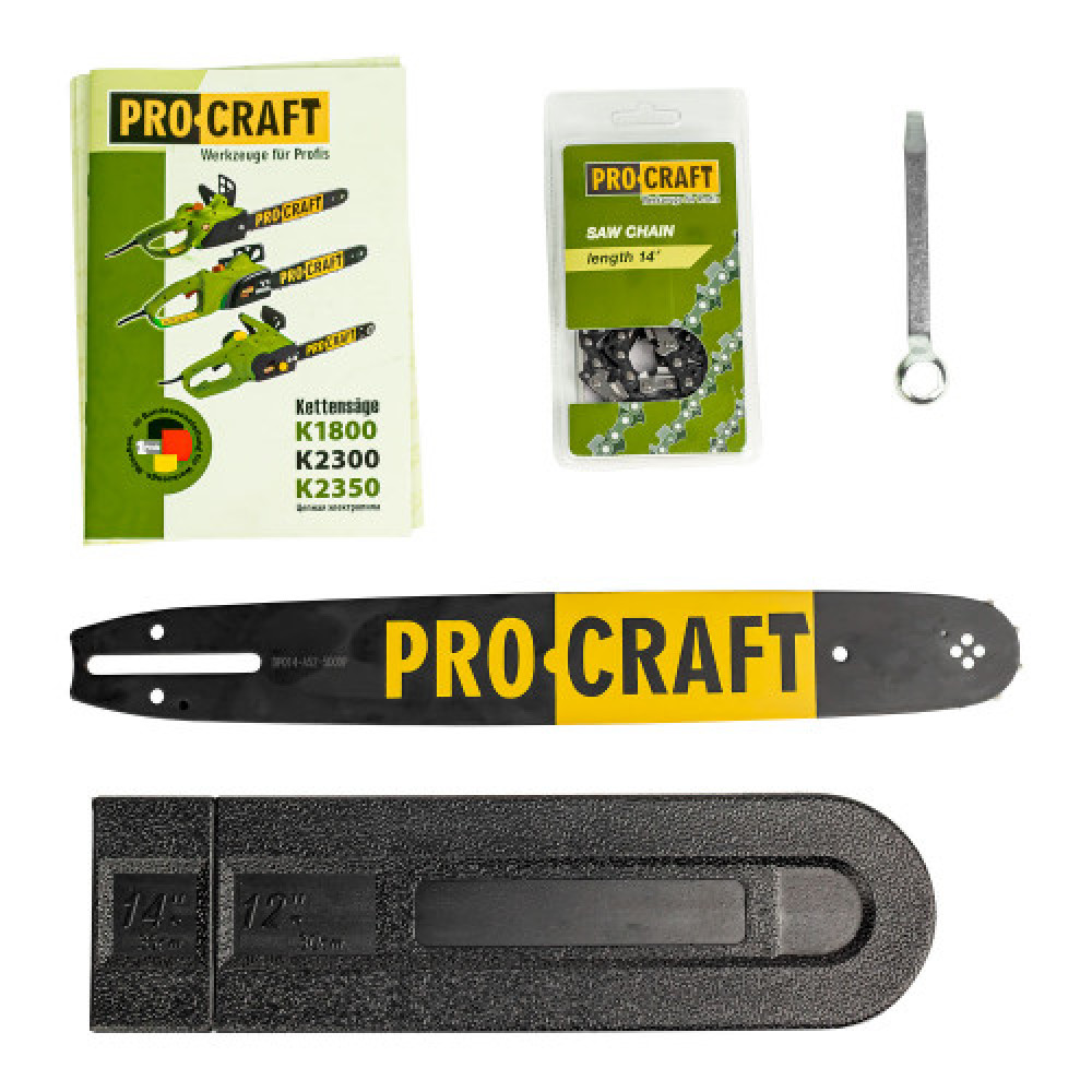 Ланцюгова електрична пилка Procraft K-1800 701800