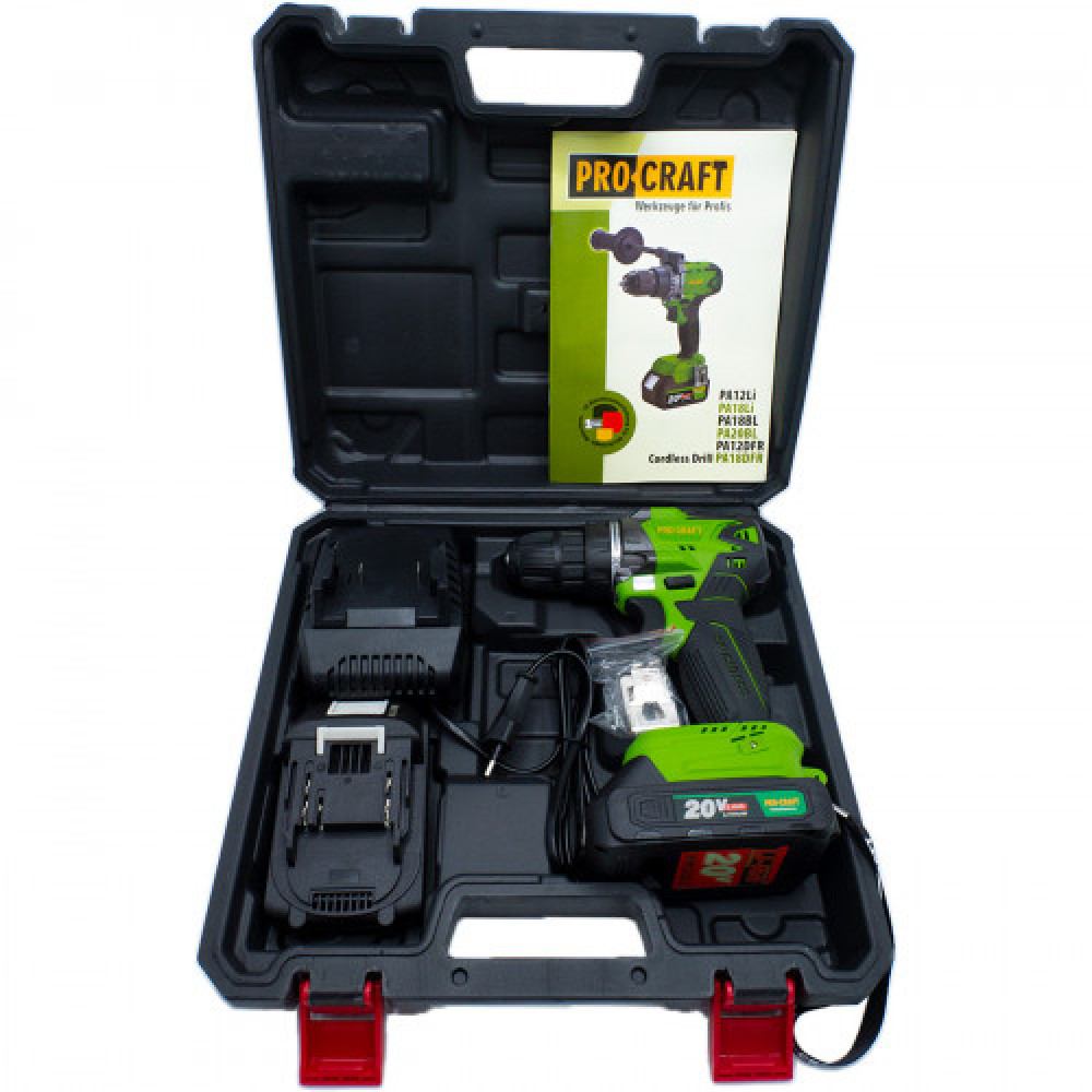 Шуруповерт ProCraft INDUSTRIAL PA-20 BL Universal з АКБ та ЗП 000200