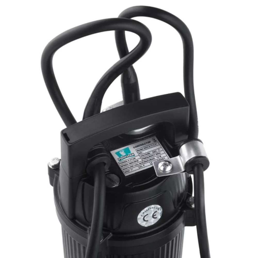 Насос дренажний Pumpman QDX1,5-17-0,37 кВт Hmax 18 м Qmax 6,5 куб.м 370 Вт (CV032259)