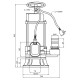 Дренажно-фекальный насос Pumpman 50WFD11-10-1.1G(A) Нmax 15 м Qmax 17 куб,м 1100 Вт (CV033201)