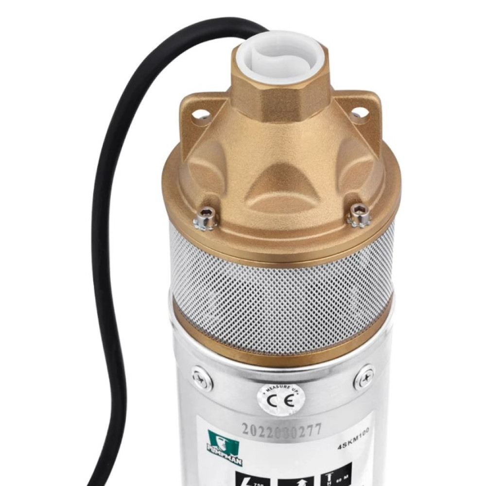 Насос глубинный вихревой Pumpman 4SKM100 Нmax 60 м Qmax 2,7 куб.м 750 Вт с пультом (CV029771)