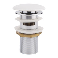 Донний клапан Q-tap F008-1 WHI Pop-up з переливом