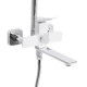 Душевая система универсальная Qtap Presto Chrome/White QTPRE111CRW45580