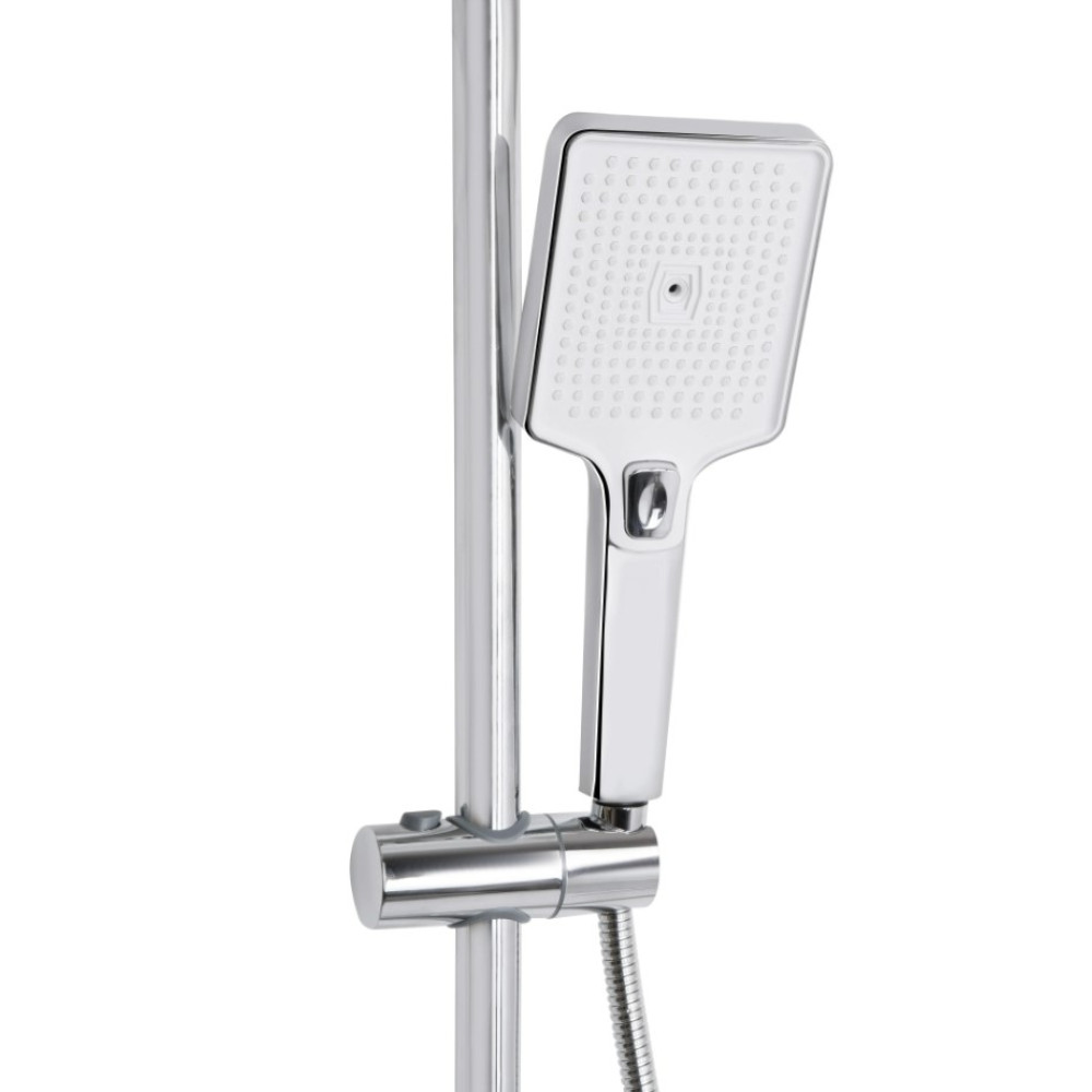 Душевая система универсальная Qtap Presto Chrome/White QTPRE111CRW45580
