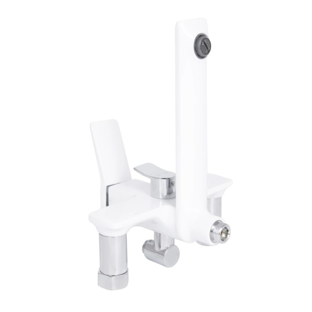 Душевая система универсальная Qtap Presto Chrome/White QTPRE111CRW45580