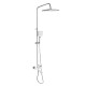 Душевая система универсальная Qtap Presto Chrome/White QTPRE111CRW45580