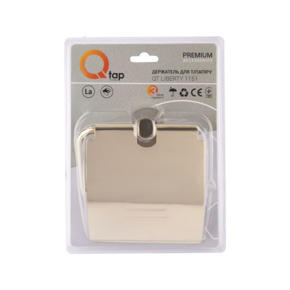 Держатель для туалетной бумаги Q-TAP Liberty ORO 1151