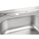 Кухонна мийка Lidz 6060-L Decor 0,8 мм (LIDZ6060LDEC08)