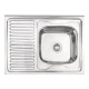 Кухонна мийка Lidz 6080-R Polish 0,6 мм (LIDZ6080RPOL06)