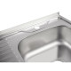 Кухонна мийка Lidz 6060-R Satin 0,8 мм (LIDZ6060RSAT8)