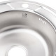 Кухонна мийка Lidz 490-A Micro Decor 0,8 мм (LIDZ490ADEC)