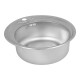 Кухонна мийка Lidz 510-D Micro Decor 0,8 мм (LIDZ510DEC)