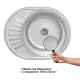 Кухонна мийка Lidz 5745 Micro Decor 0,8 мм (LIDZ5745MDEC)