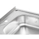 Кухонна мийка Lidz 6080-R Decor 0,6 мм (LIDZ6080RDEC06)