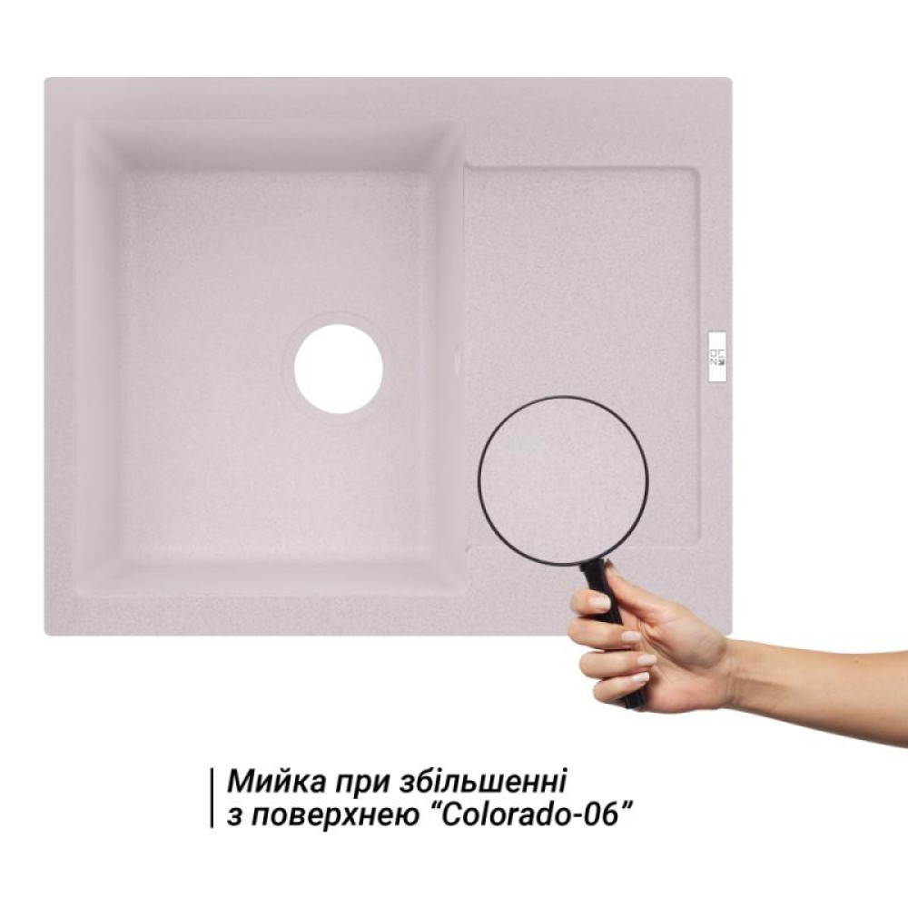 Кухонна мийка Lidz 625x500 / 200 COL-06 (LIDZCOL06625500200)