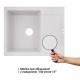 Кухонна мийка Lidz 625x500 / 200 STO-10 (LIDZSTO10625500200)