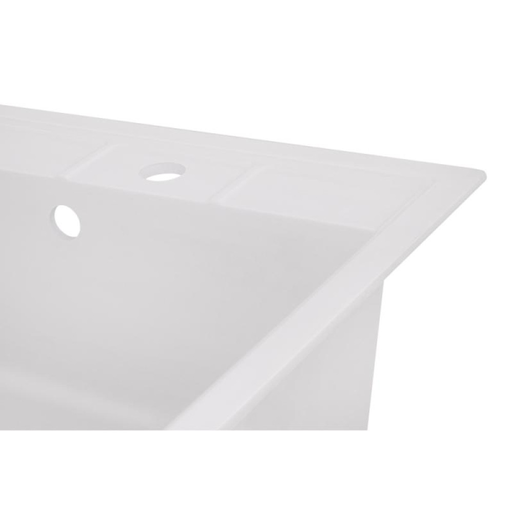 Кухонна мийка Lidz 460х515 / 200 WHI-01 (LIDZWHI01460515200)