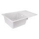 Кухонна мийка Lidz 780x435 / 200 WHI-01 (LIDZWHI01780435200)