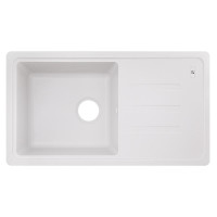 Кухонна мийка Lidz 780x435 / 200 WHI-01 (LIDZWHI01780435200)