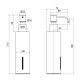 Дозатор для рідкого мила Qtap Liberty BLM 1152-2