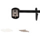 Тримач рушників 3 гачка Qtap Liberty BLM 1154-3