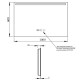 Дзеркало Qtap Mideya (DC-F609) 1000х600 QT2078F609W
