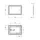 Дзеркало Qtap Swan з LED-підсвічуванням, Reverse QT167814145070W 