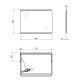 Дзеркало Qtap Tern з LED-підсвічуванням QT177812086080W 