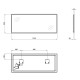 Дзеркало Qtap Tern з LED-підсвічуванням QT1778140450120W
