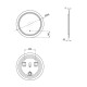 Дзеркало Qtap Jay R590 з LED-підсвічуванням QT0778250359W