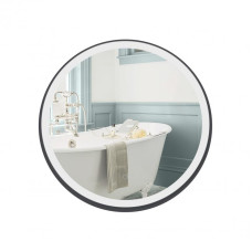 Зеркало Qtap Robin R600 Black с LED-подсветкой и антизапотеванием QT13786501B
