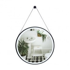 Дзеркало Qtap Robin R600 Black з LED-підсвічуванням QT13786502B 