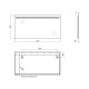 Дзеркало Qtap Mideya Modern 1400х700 з LED-підсвічуванням QT2078141470140W