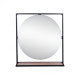 Дзеркало Qtap Taurus Black/Whitish oak з LED-підсвічуванням QT2478ZP800BWO