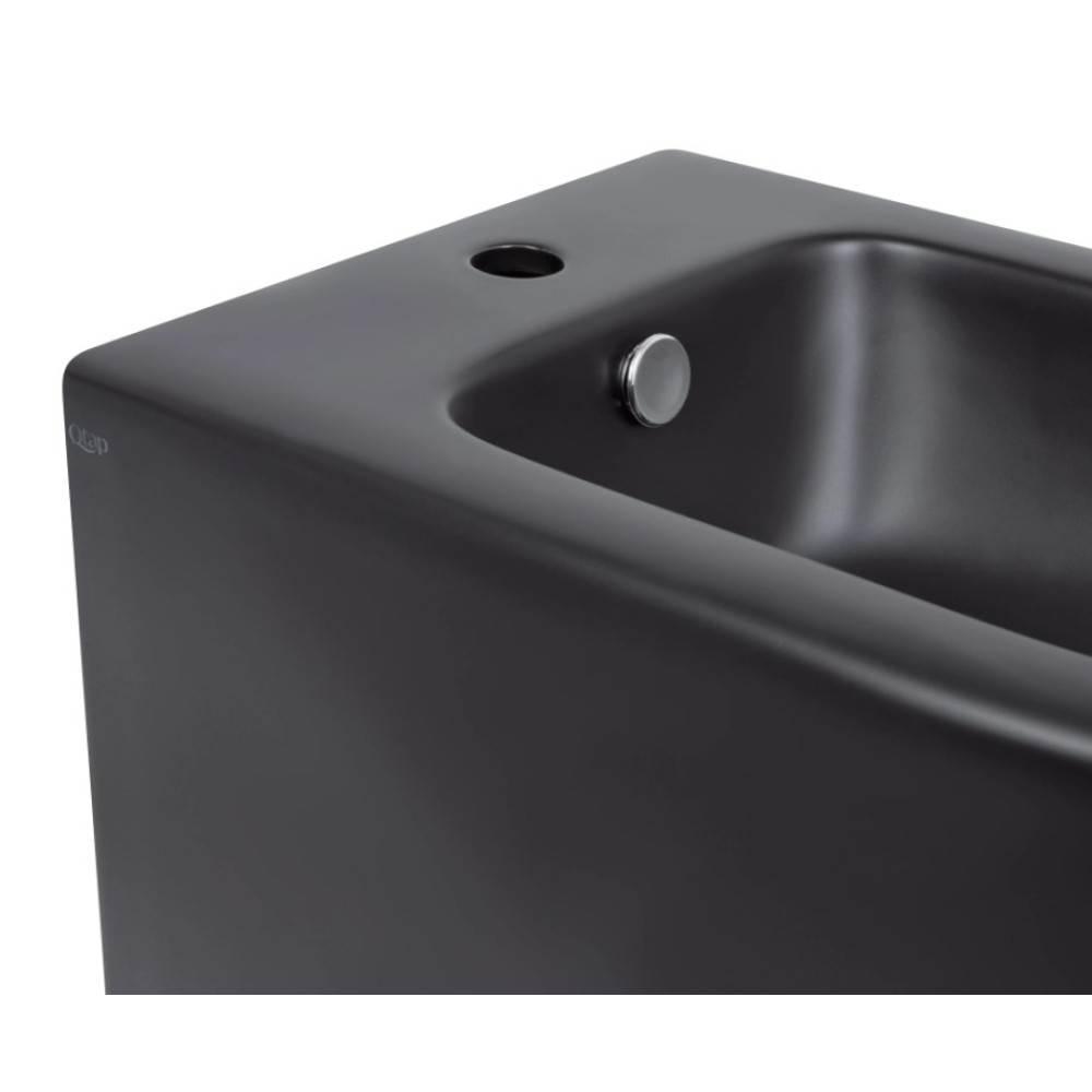 Биде напольное Qtap Robin Matt Black QT13442141CMB