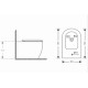 Біде підлогове Qtap Jay White QT07443375W