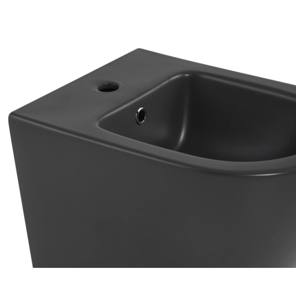 Біде підвісне Qtap Robin Anthracite QT13551381GAN