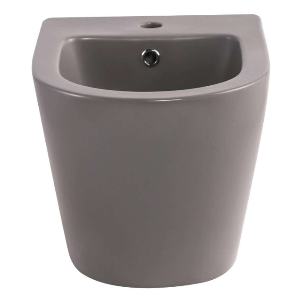 Биде подвесное Qtap Robin Stone grey QT13551381GSG