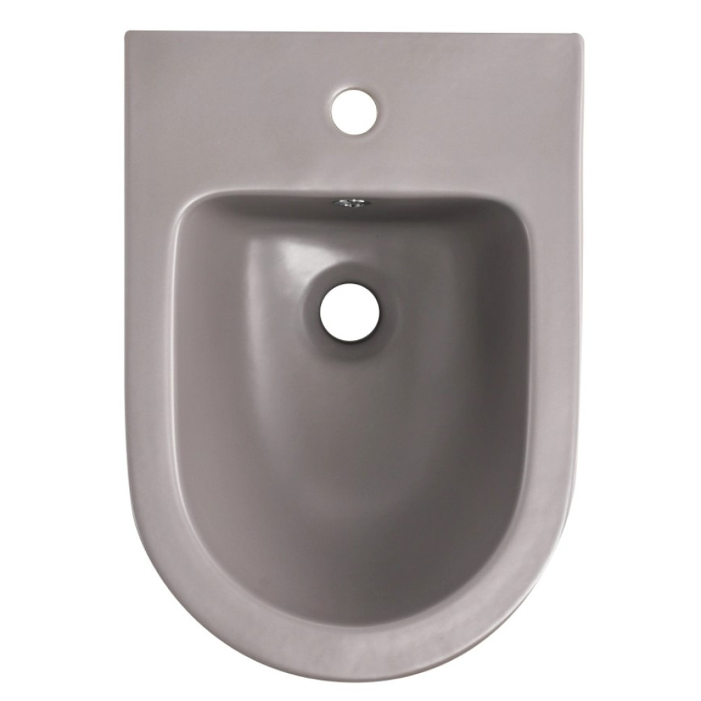 Биде подвесное Qtap Robin Stone grey QT13551381GSG