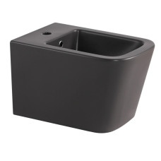 Биде подвесное Qtap Tern Anthracite QT17551303GAN