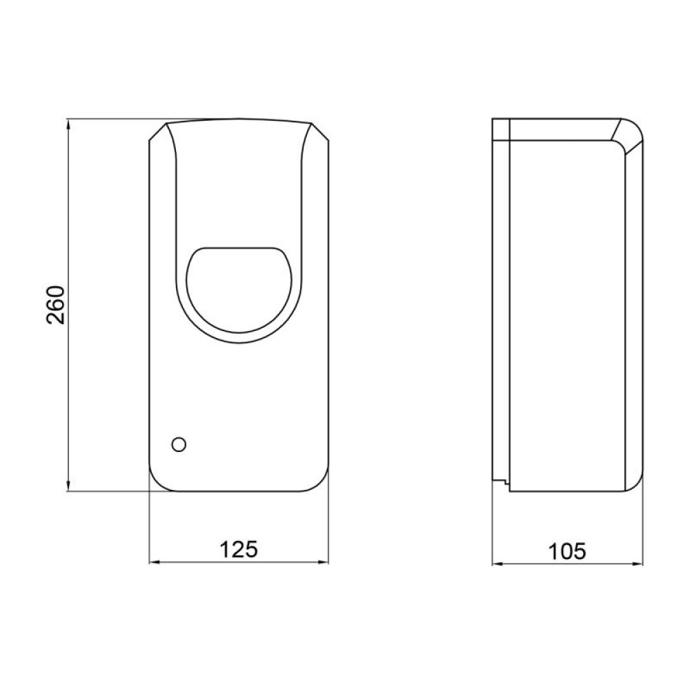 Дезинфектор Qtap Zdraví 6V бесконтактный QT170WH42921 White