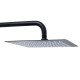 Душевая система универсальная Qtap Sloup Black Matt термостатическая с полкой QTSL57T105VNKBB