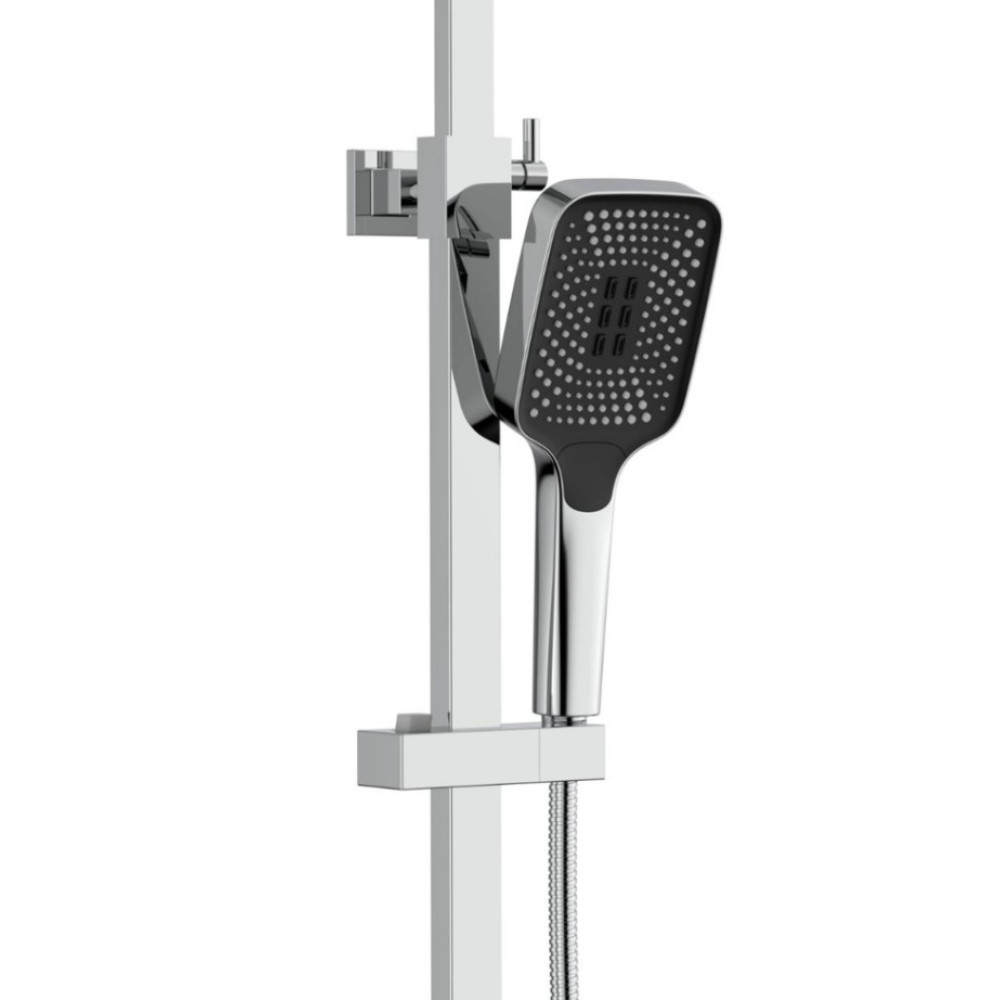 Душевая система универсальная Qtap Sloup Chrome термостатическая QTSL57103KNC