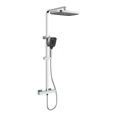 Душевая система универсальная Qtap Sloup Chrome термостатическая QTSL57103KNC
