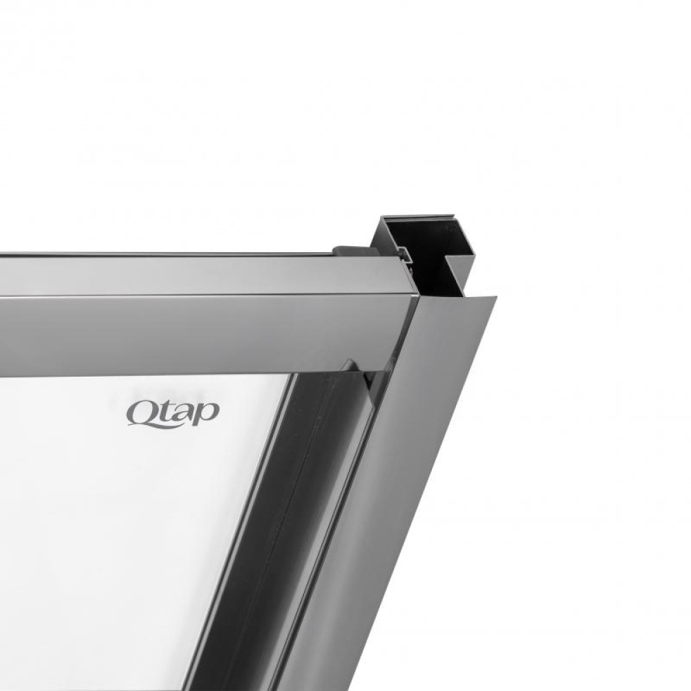 Душові двері QTAP Unifold CRM208.C4 з піддоном Unisquare 308815