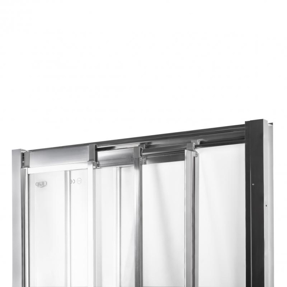 Душові двері QTAP Unifold CRM208.C4 з піддоном Unisquare 308815