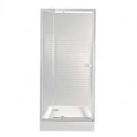 Душові двері QTAP Pisces WHI208-9.CP5 з піддоном Unisquare 309915