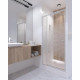 Душові двері QTAP Pisces WHI208-9.CP5 з піддоном Unisquare 309915